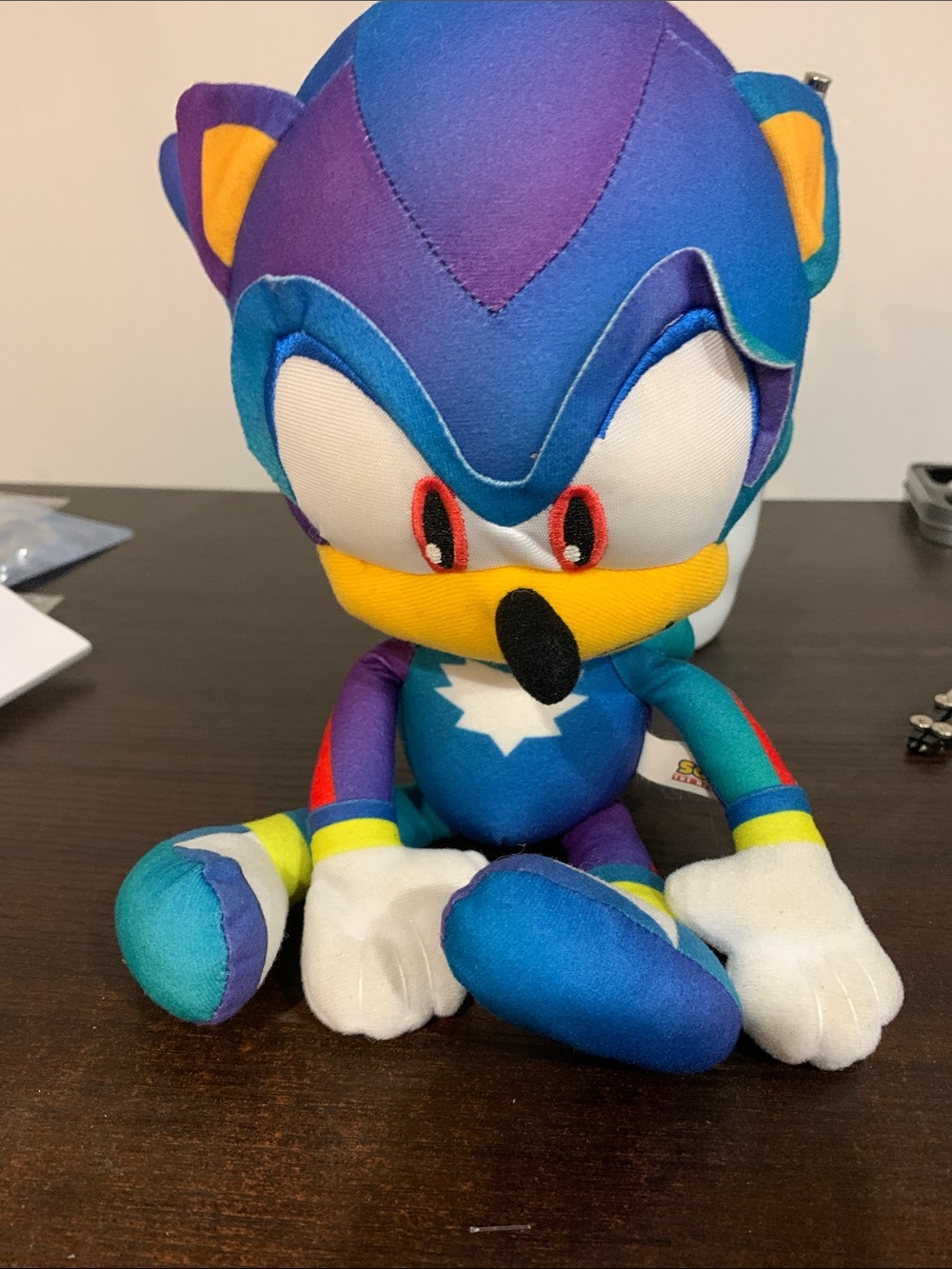 Shadow the hedgehog plush rainbow